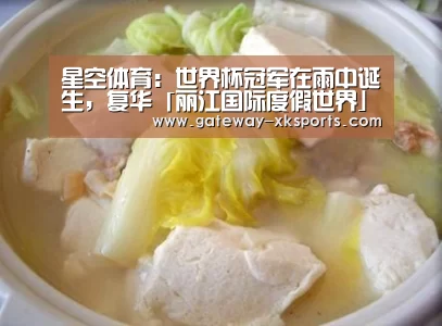 星空体育:世界杯冠军在雨中诞生,复华「丽江国际度假世界」精彩绽放(图1) 星空体育电脑版下载